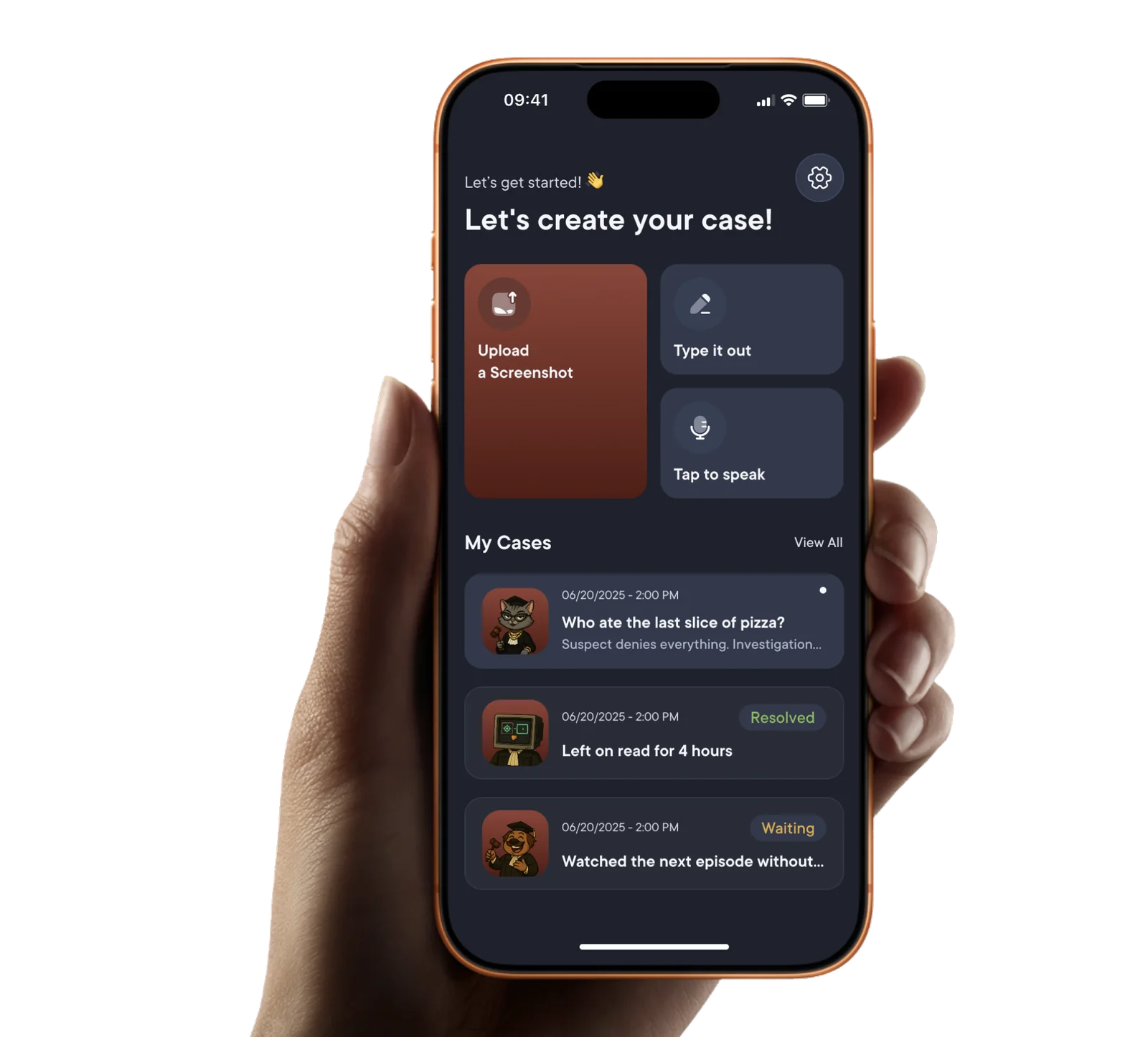 Who is Right mobile app shown in a hand-held phone mockup